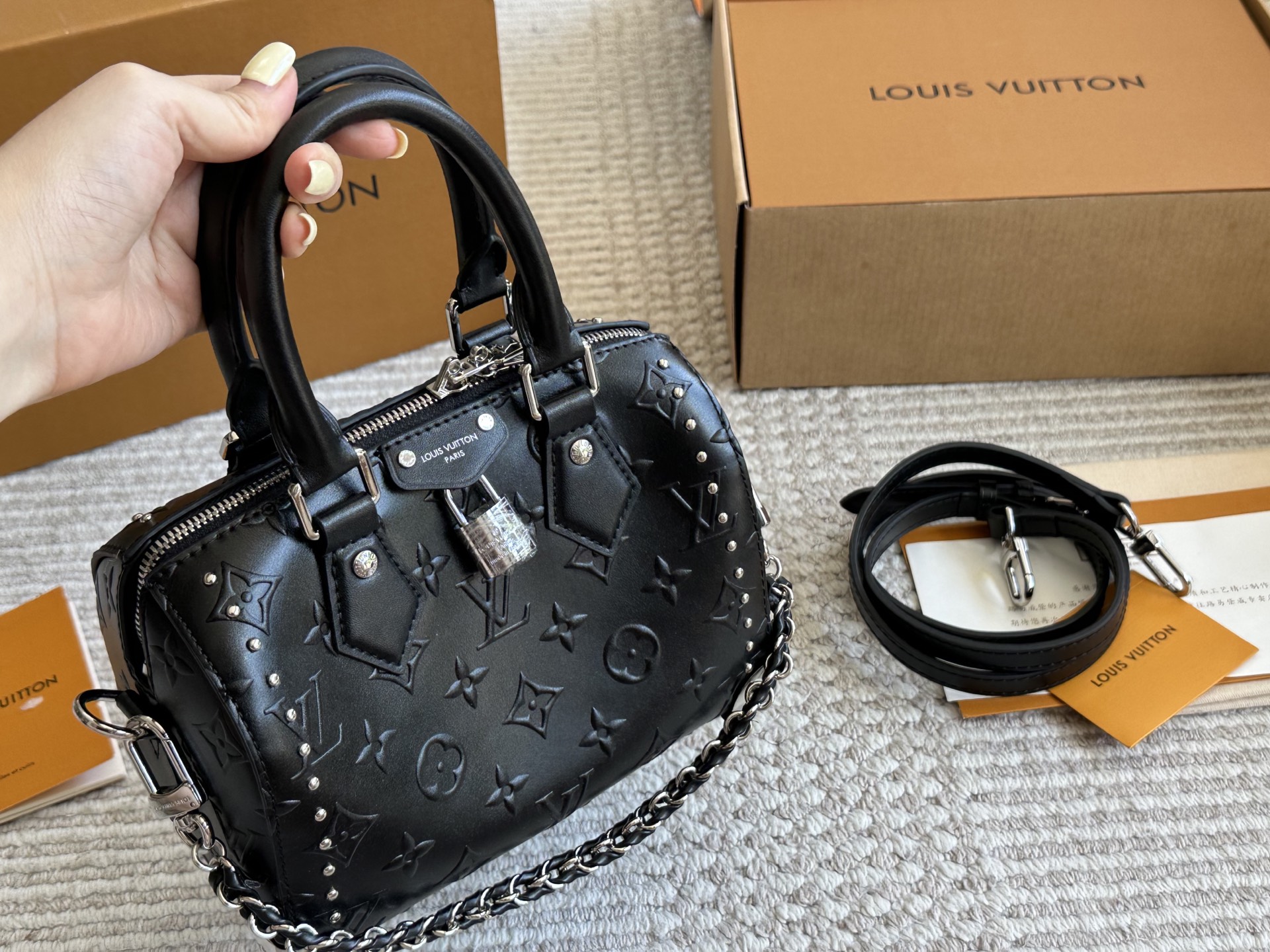 LV Black Samurai Pillow Bag - cnluxepick