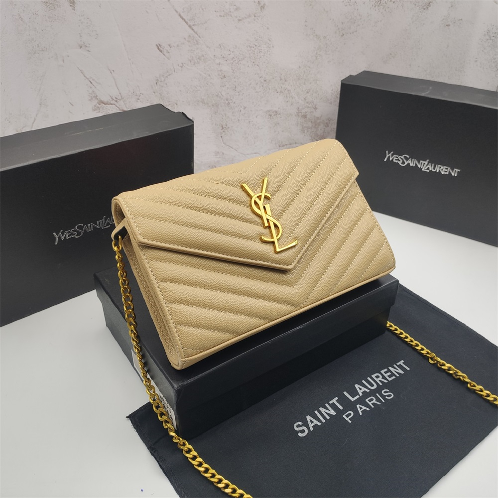 YSL Envelope Chain Purse Hangbag - cnluxepick