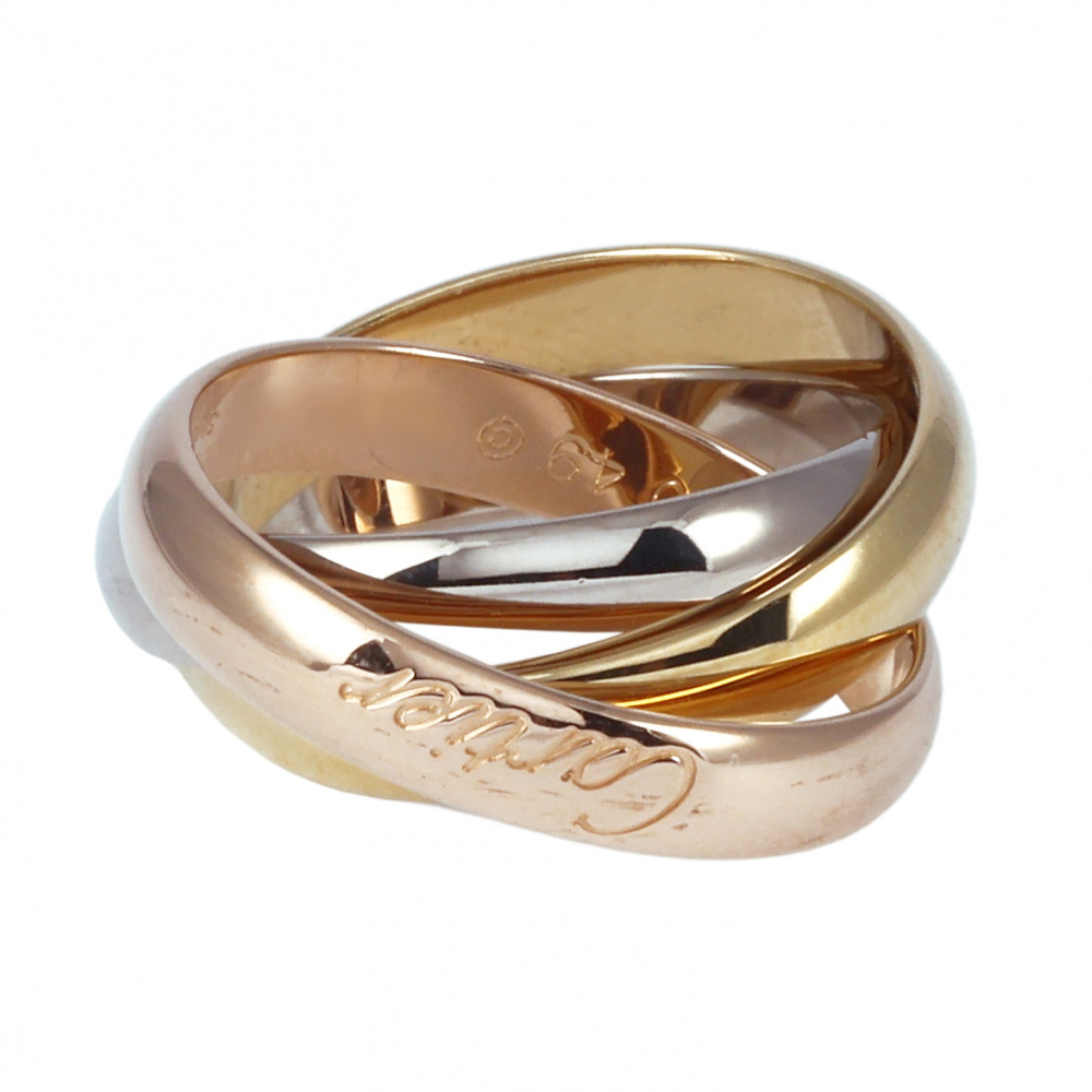 Cartier Trinity Snoe Ring Tri-Gold
