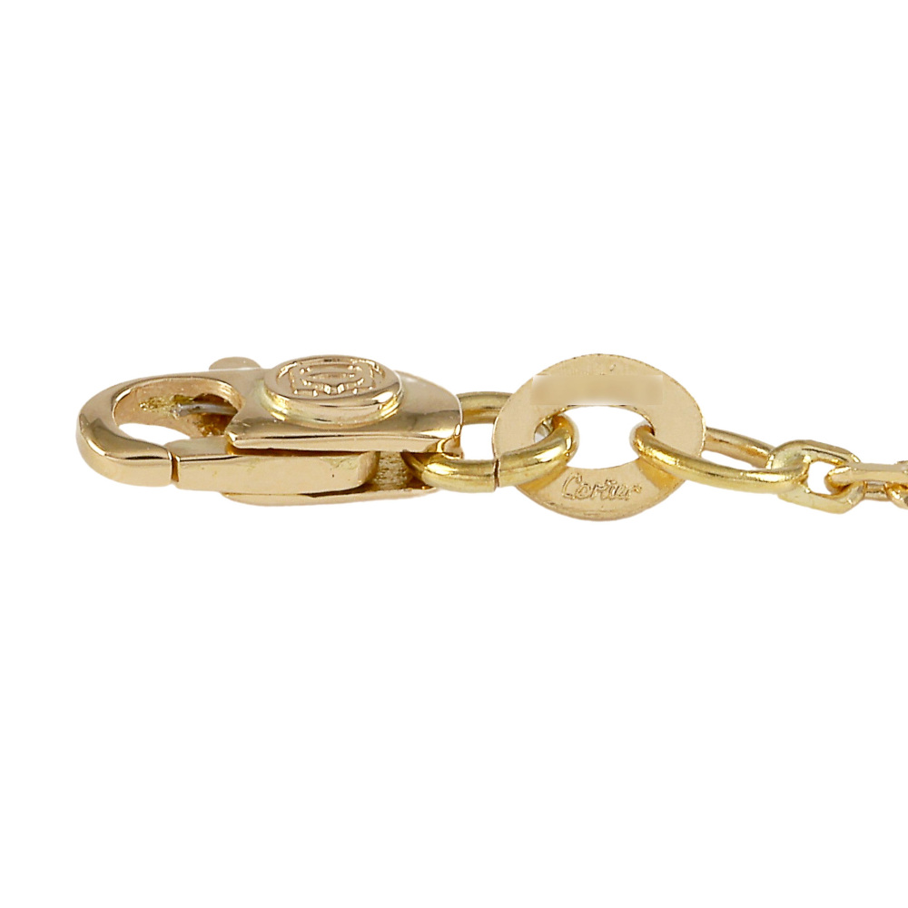 Cartier Heart Motif K18YG Yellow Gold Necklace