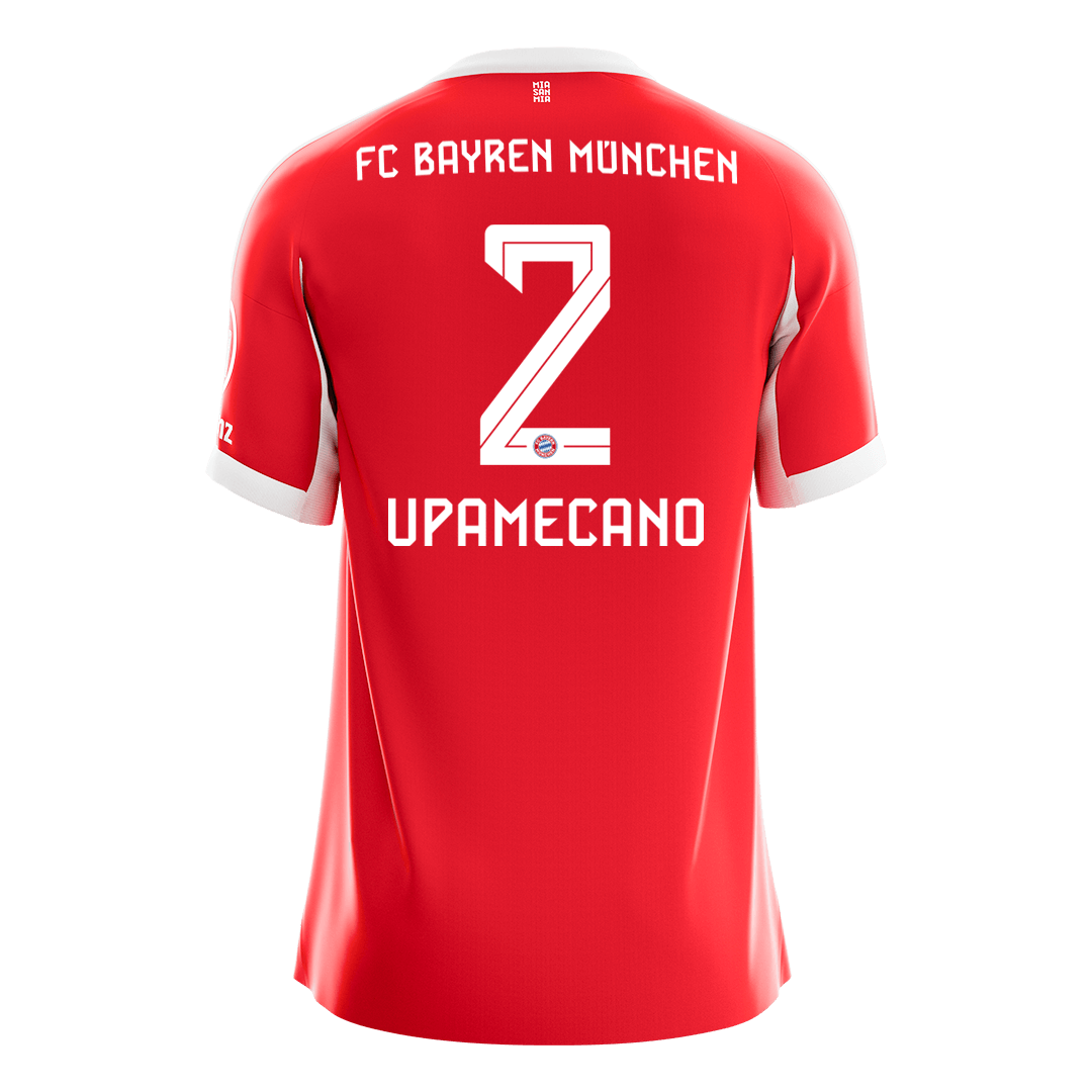UPAMECANO #2 Bayern Munich Home Soccer Jersey 2025/26