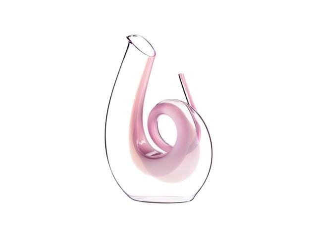 Riedel Curly Decanter, Pink