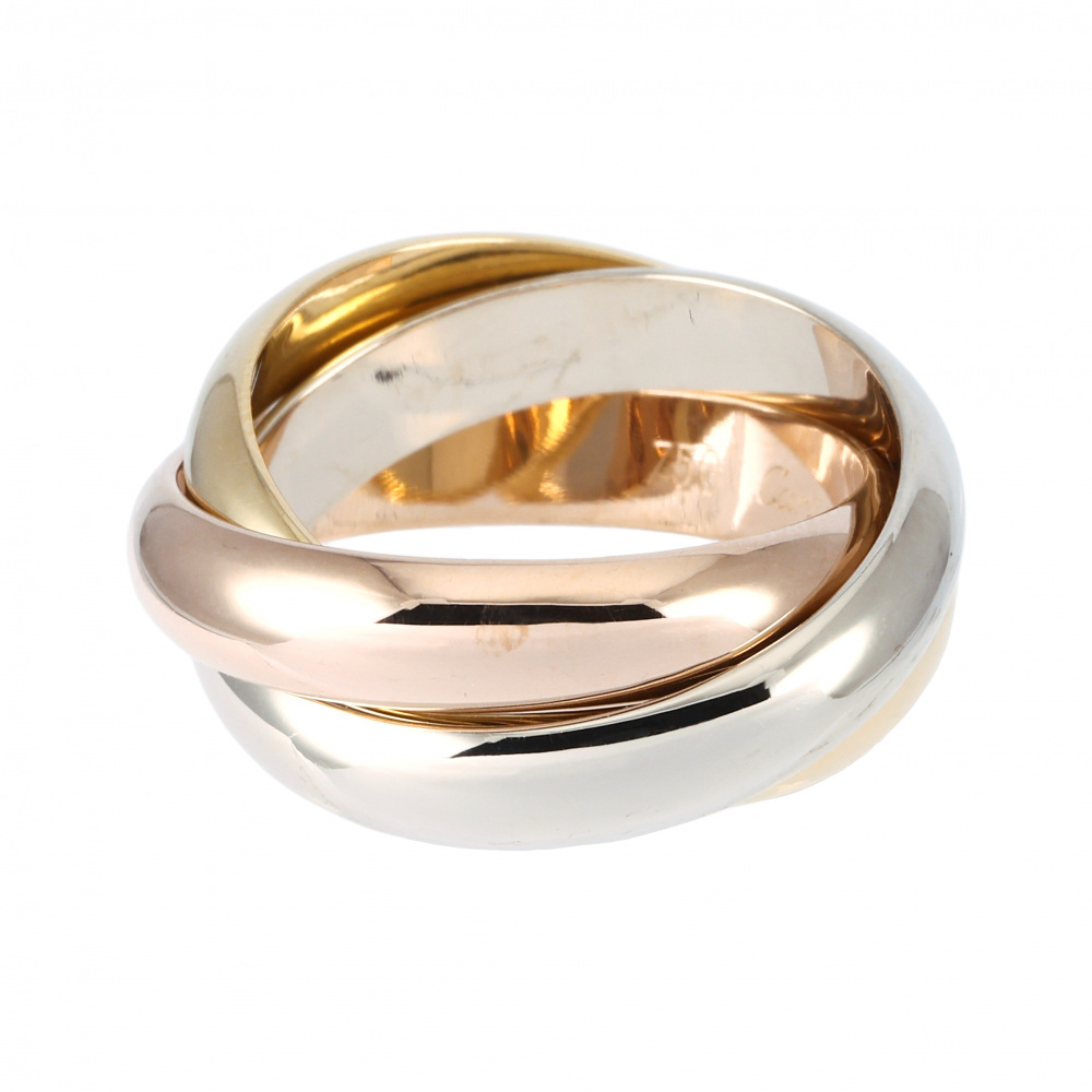 Cartier Trinity Ring Tri-Gold