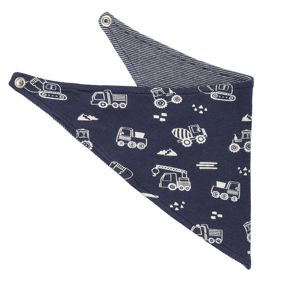Topomini Baby Bandana mit Baustellen-Print