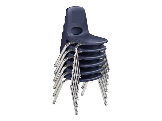 FDP - Chair - ergonomic - low-back - navy (pack of 6)