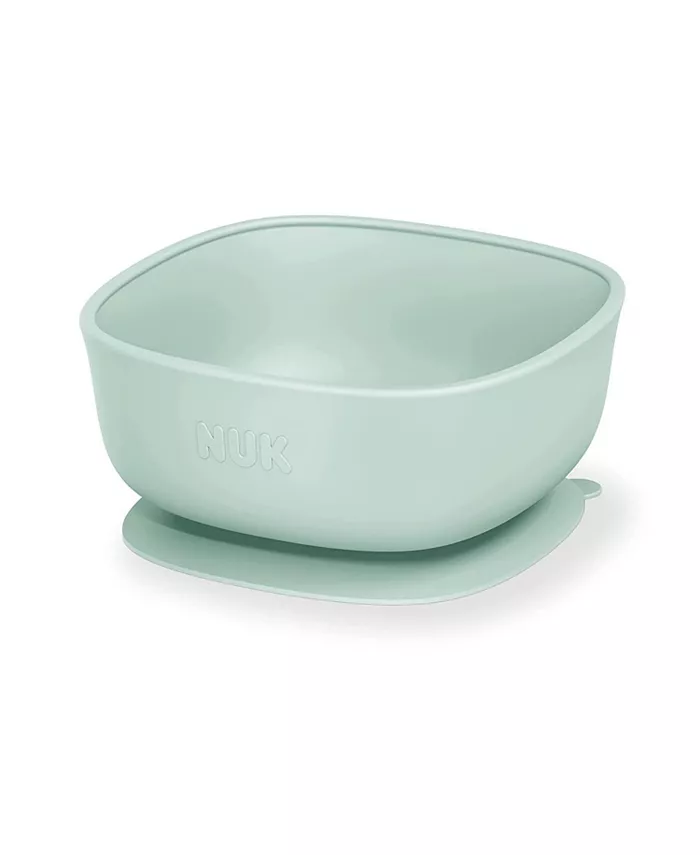 NUK Durable Soft Silicone Baby suction bowls, 100% BPA free, 2 Pack
