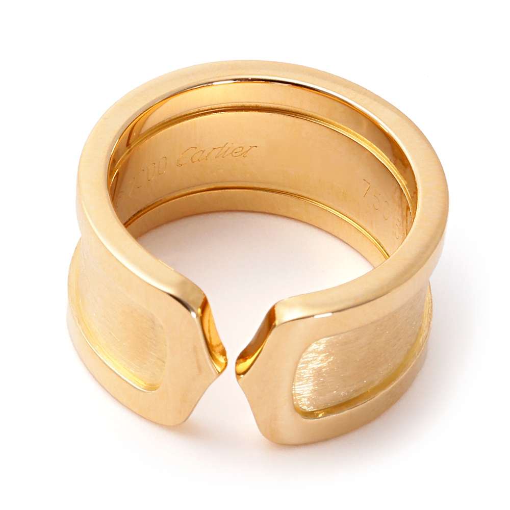Cartier 2C Lm Ring 18K Yellow Gold
