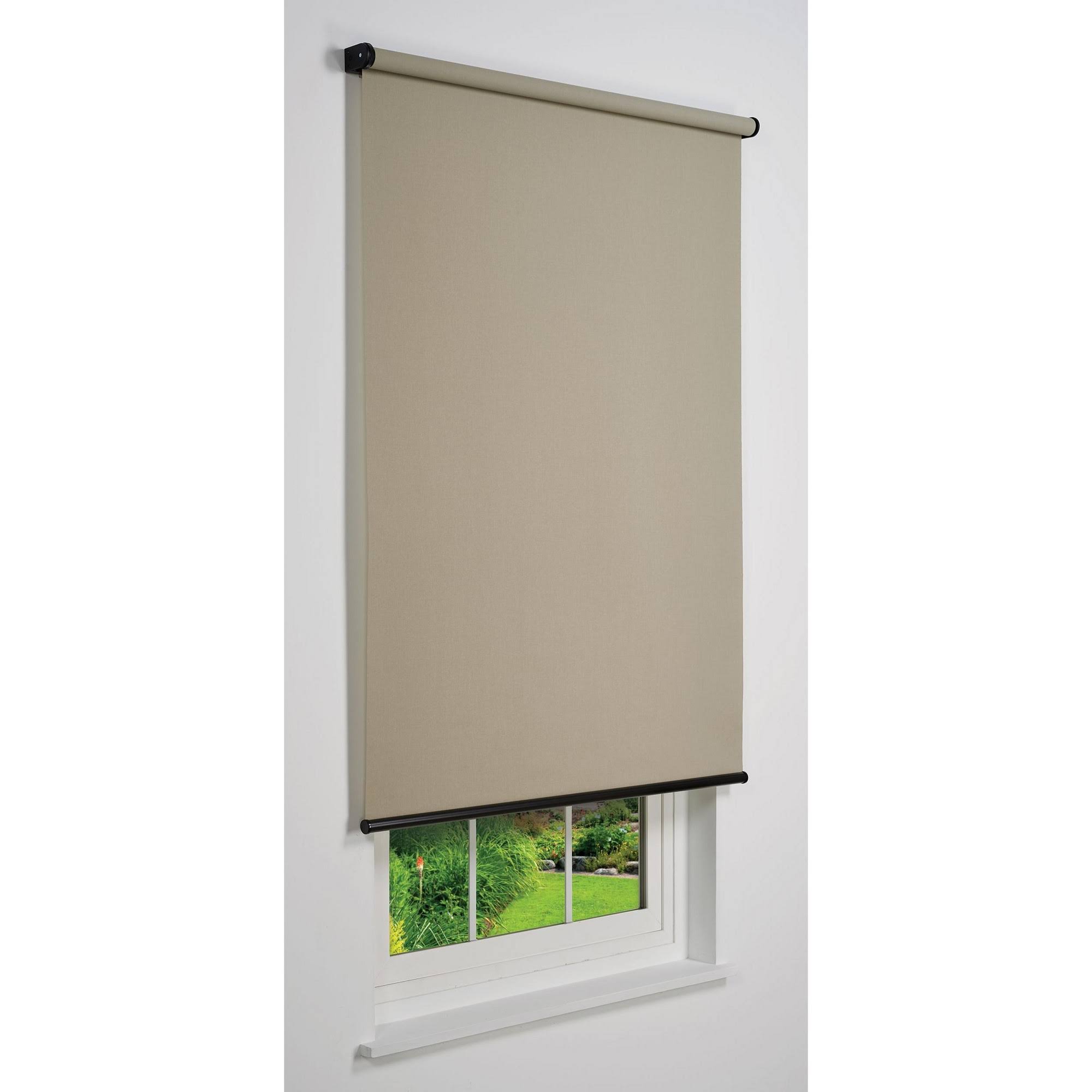 Linen Avenue Cordless Light Filtering Roller Shade, Taupe 31 W x 78 H