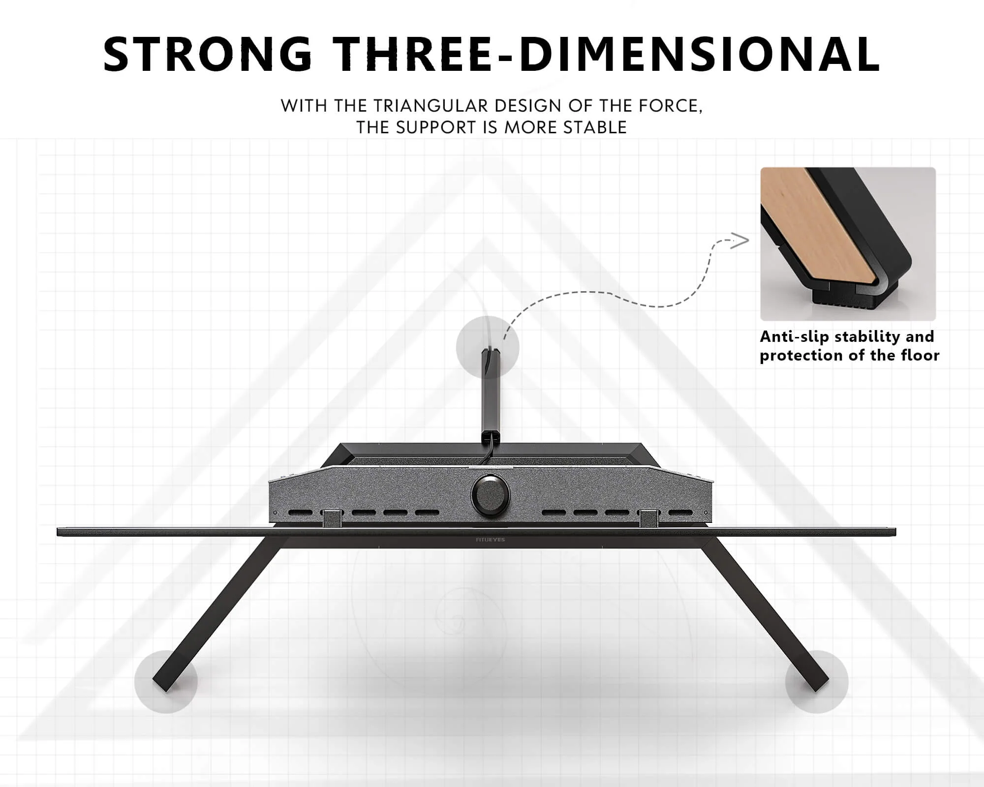Picasso FT78 Corner TV Stand