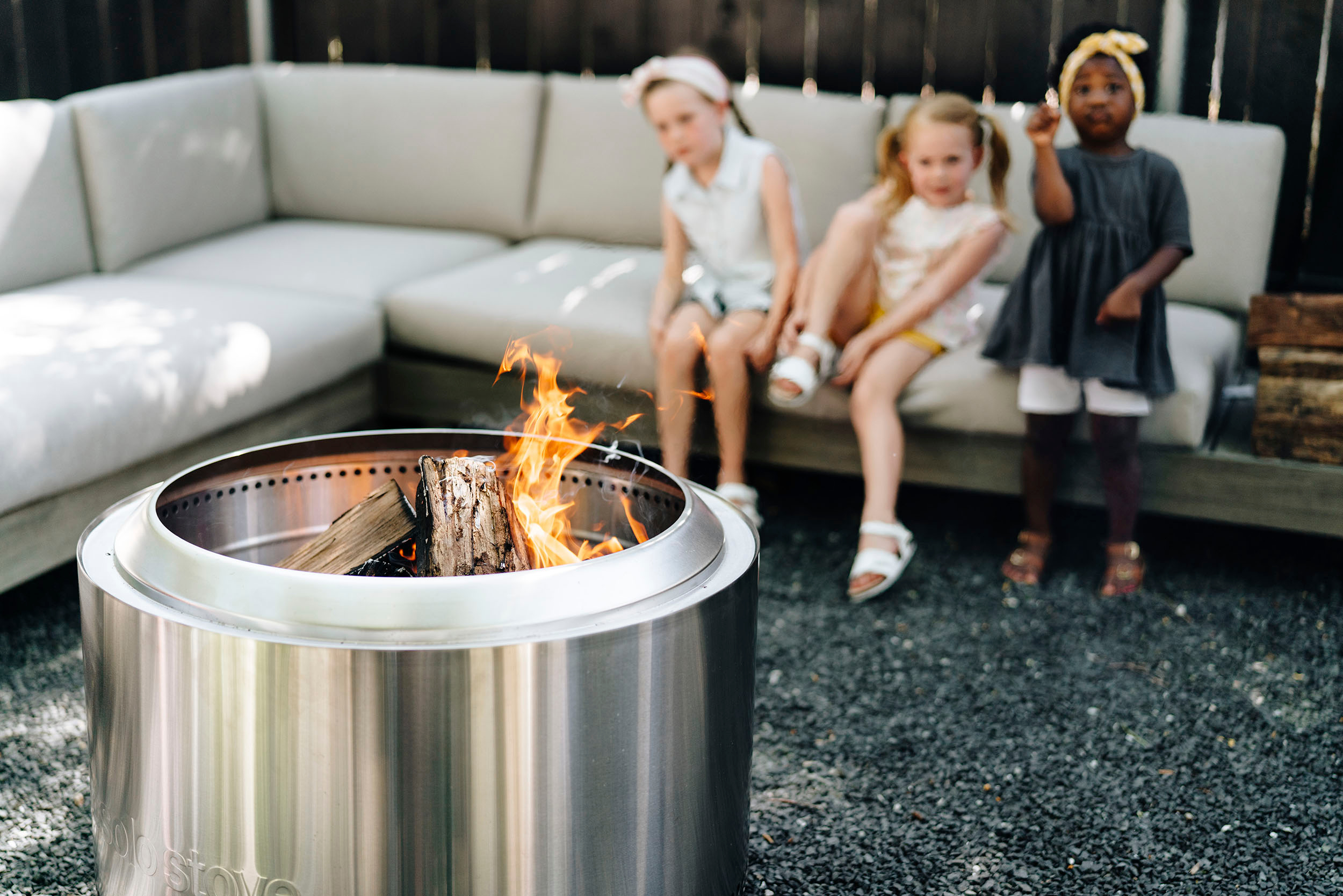 Solo Stove - Yukon Wood Burning Fire Pit - Silver
