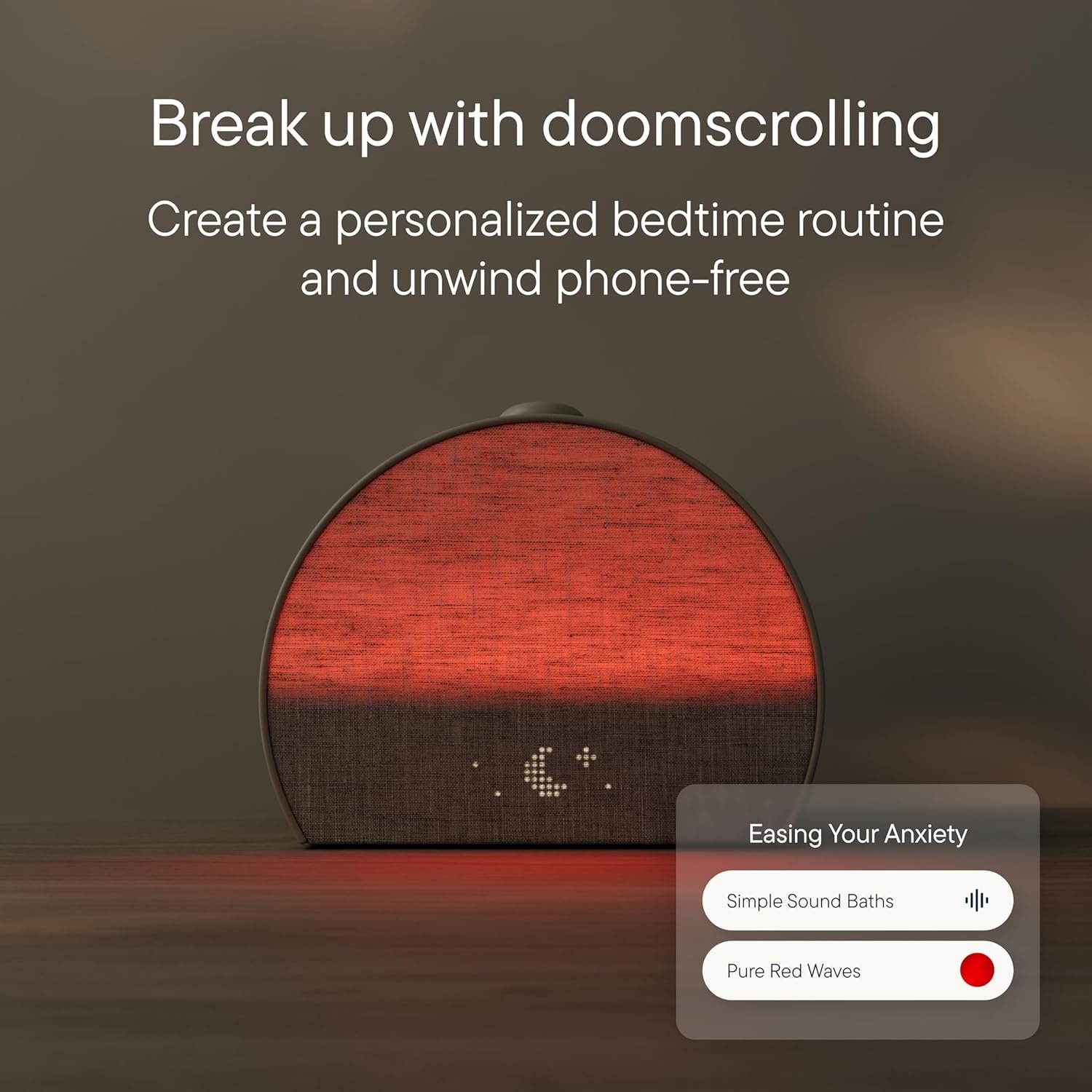 Sunrise Alarm Clock, Sound Machine, Smart Light (Cocoa) – White Noise, Screen-Free Sleep Routine
