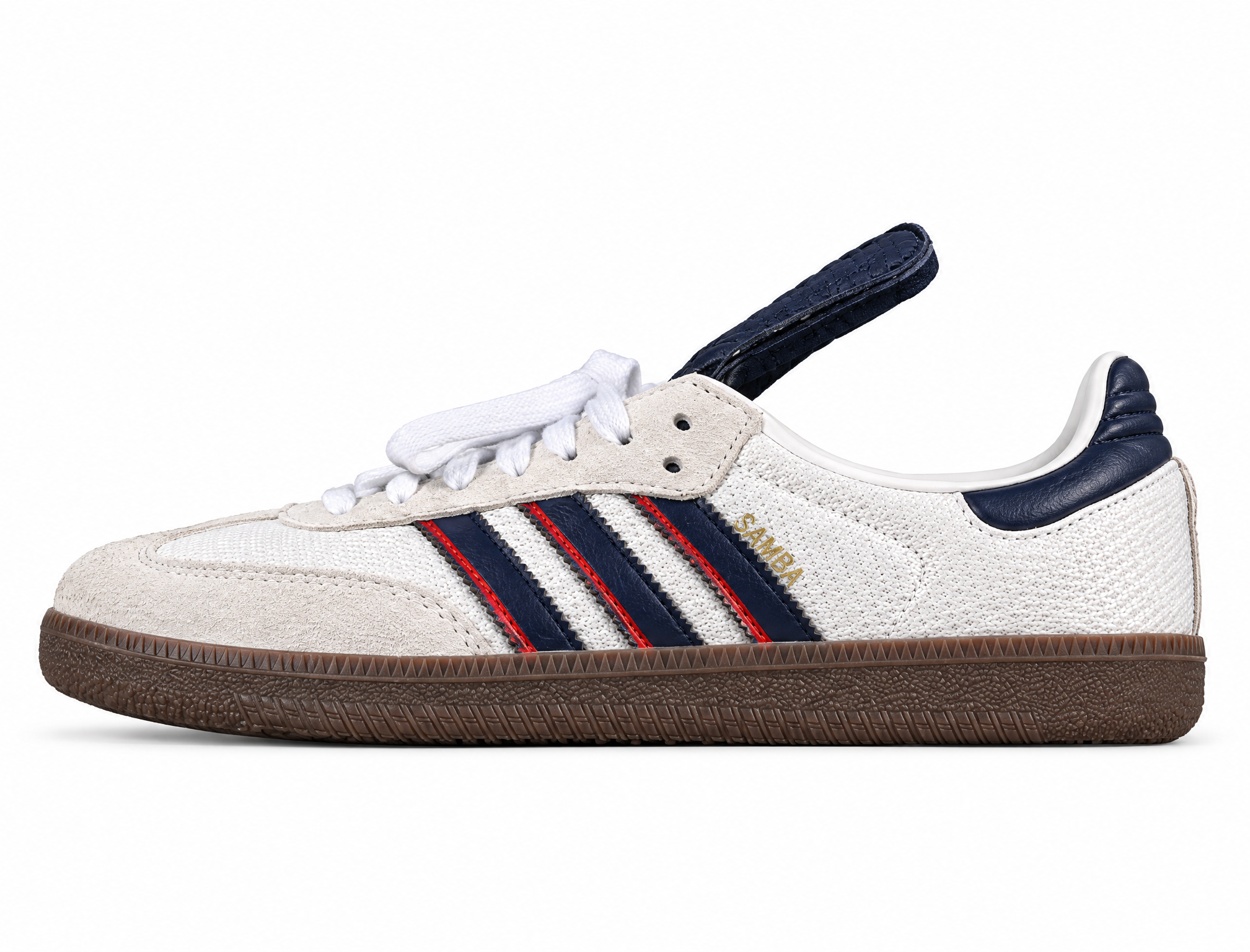 Adidas Samba Lt Crystal White/Dark Blue/Gum IE9169