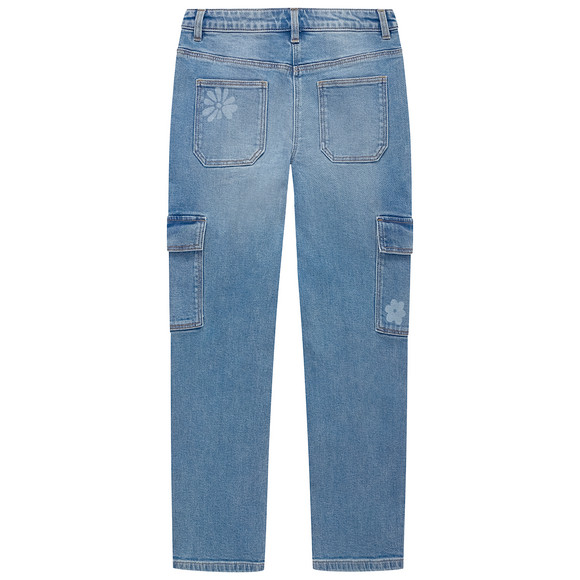 Beatwear Mädchen Loose-Jeans im Cargo-Style
