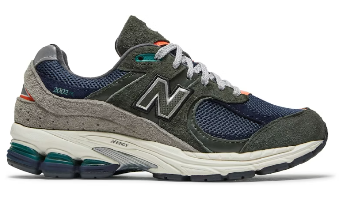 New Balance 2002R Defense Green Natural Indigo ML2002RF Casual Running Shoes