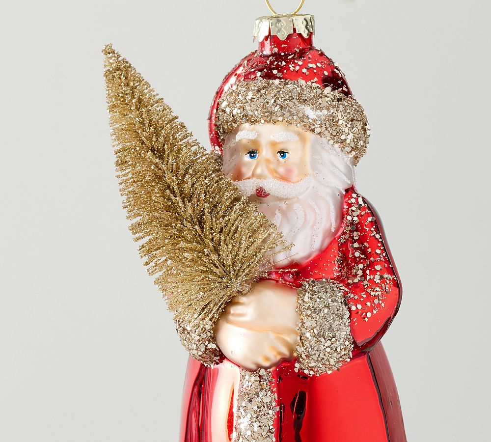 Mercury Santa With Tree Ornament  sgtnighsdesigns