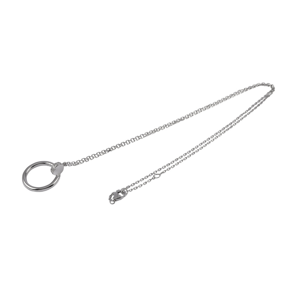 Cartier Juste un Clou Necklace 18K White Gold Diamond B7224514