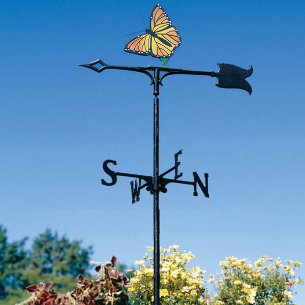Whitehall 30x22 German Shepherd Garden Black Weathervane