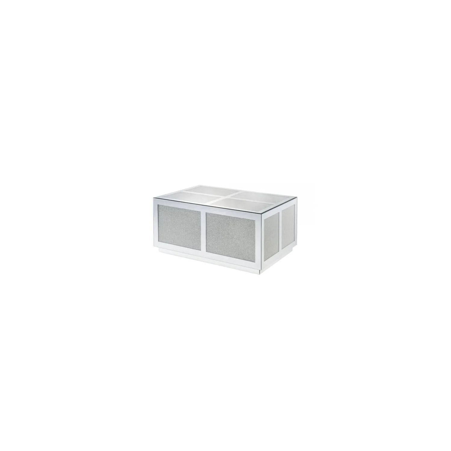 ACME Lavina Coffee Table in Mirrored & Faux Diamonds