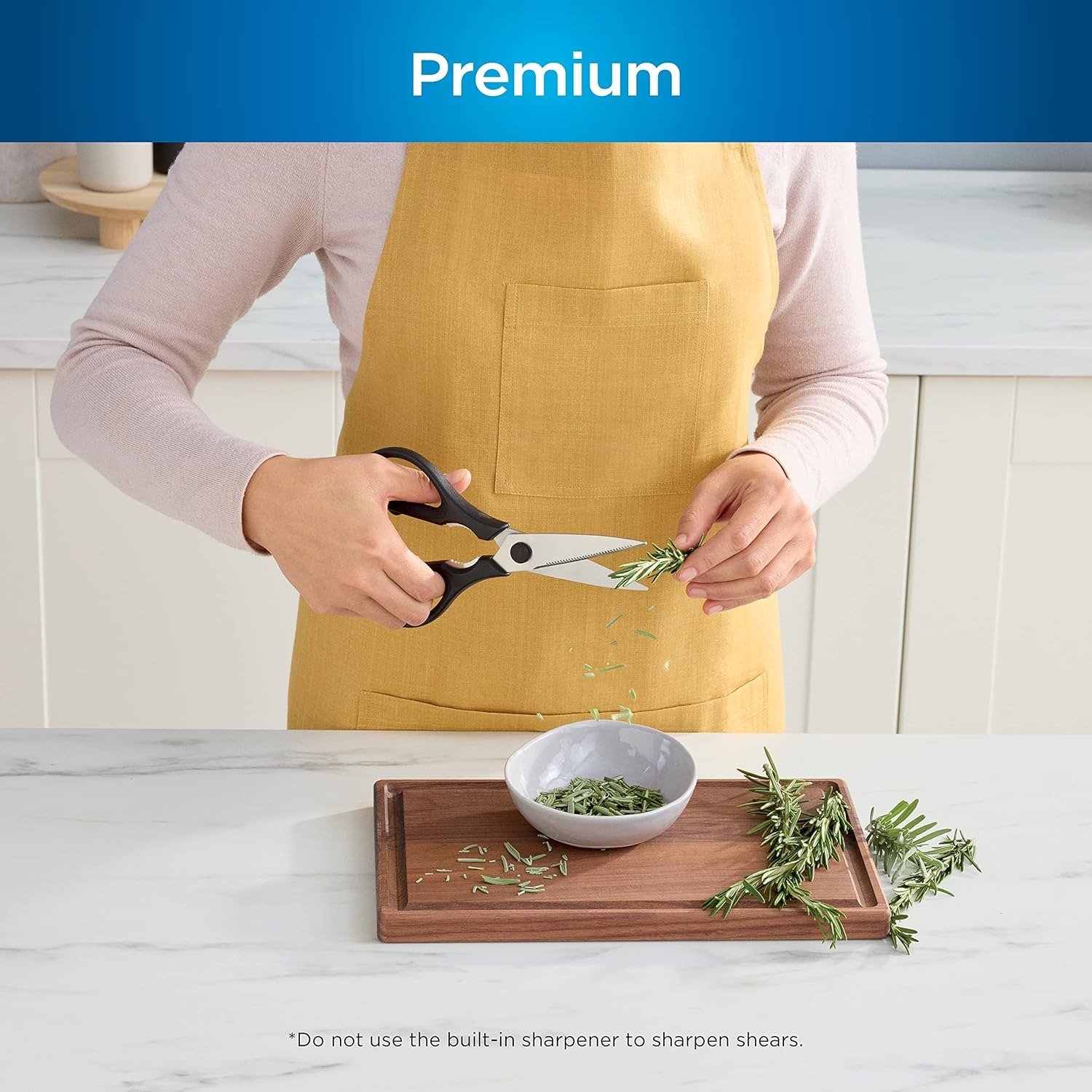 Premium 12-Piece German Stainless Steel Knife System with Built-in Sharpener, Stainless Steel/Black