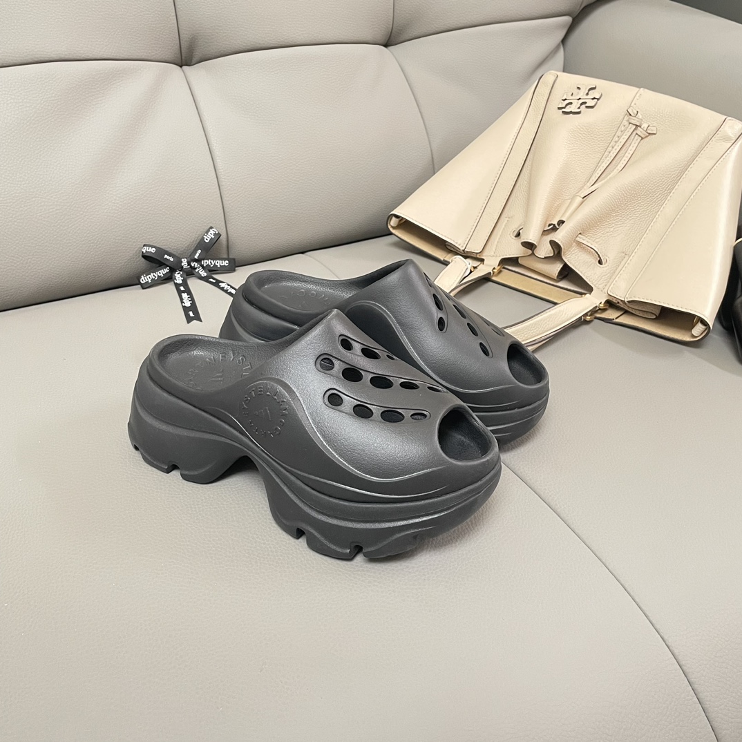 Adidas casual thick-soled slippers clogs - cnluxepick
