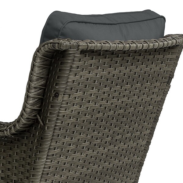 Patio Rattan Chairs Swivel Rocker