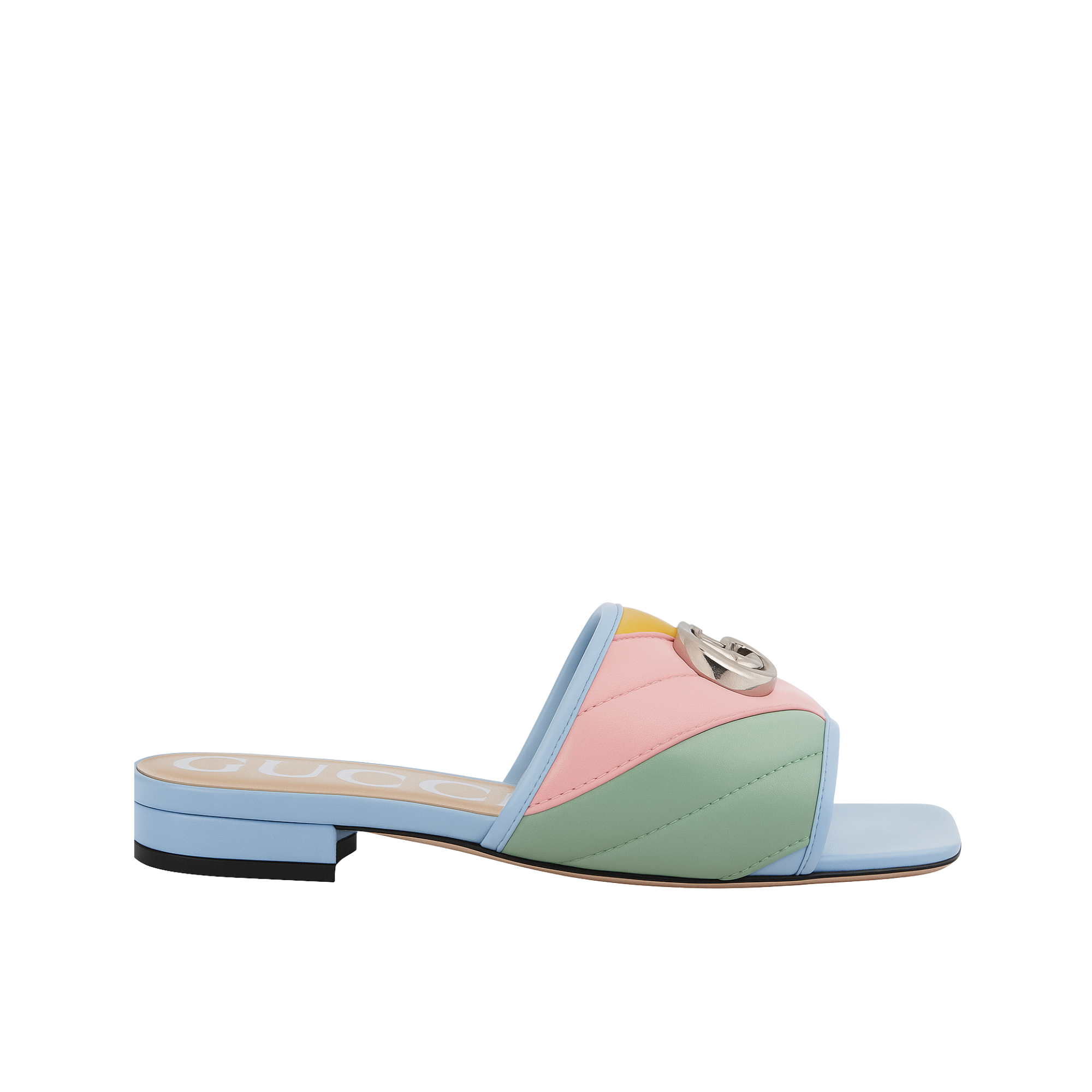 Gucci Double G Rainbow Mules