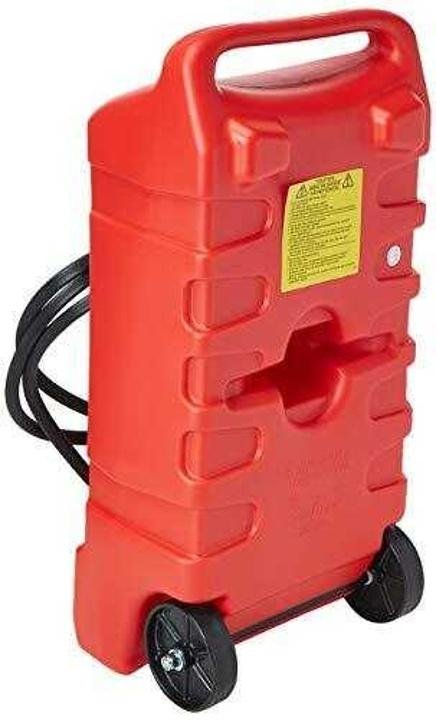 duramax-flo-n*-go-le-Fluid Transfer Pump and 14-Gallon Rolling Gas Can