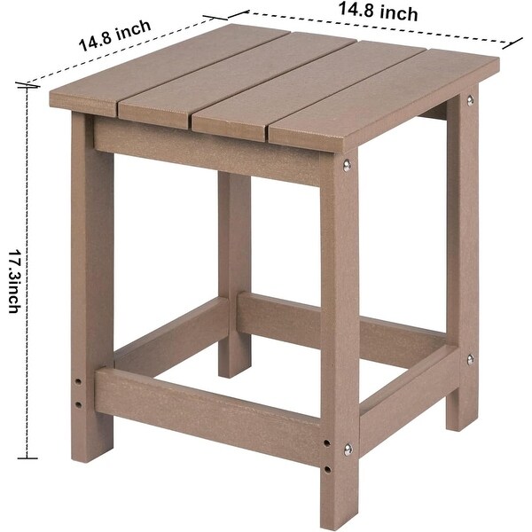 Side Table,Pool Composite Patio Table