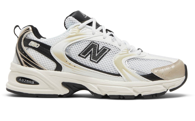 New Balance 530 White Light Gold MR530TC Casual Running Shoes