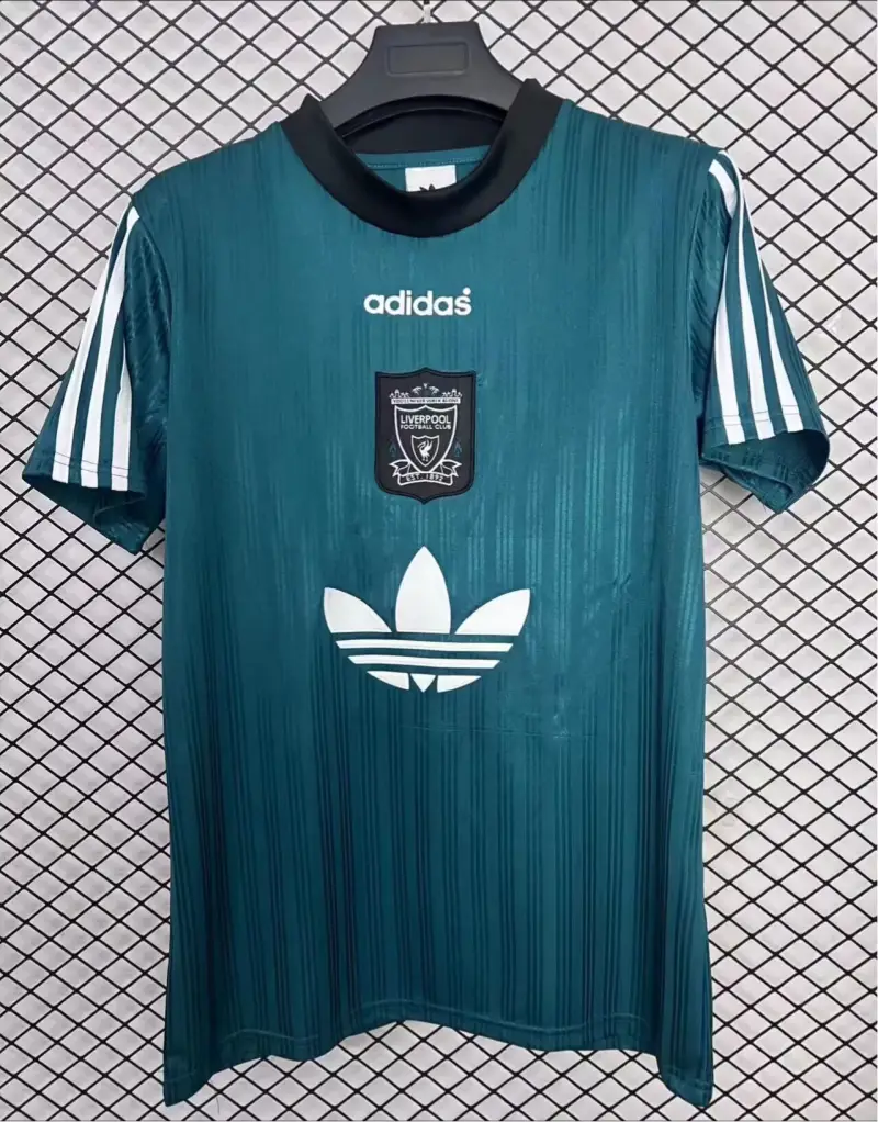 Liverpool LFC Bringback 95-96 Adults Tee Green S-4XL