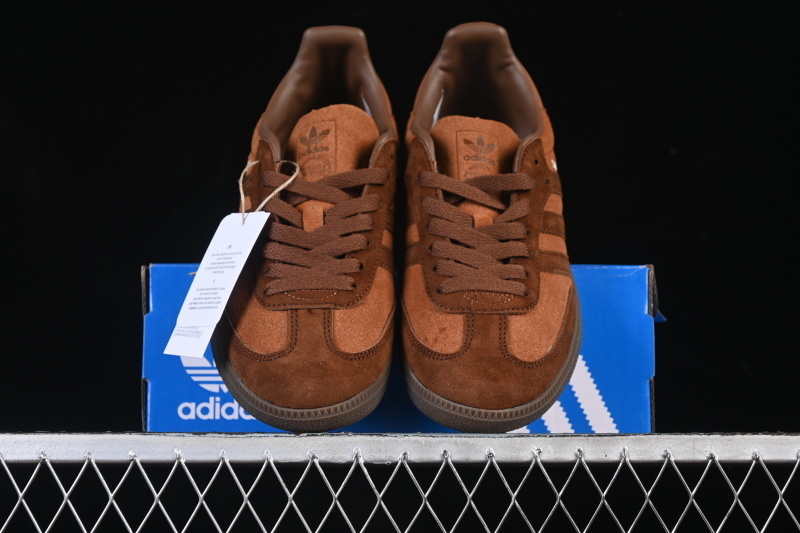 Adidas Samba Clover Casual Board Shoes Brown/Coffee JI3266