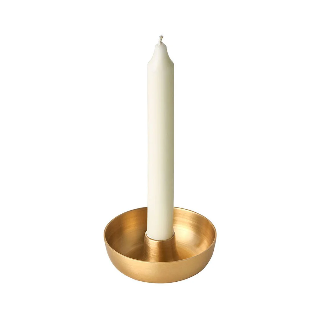 Brass Candleholder, Bowl