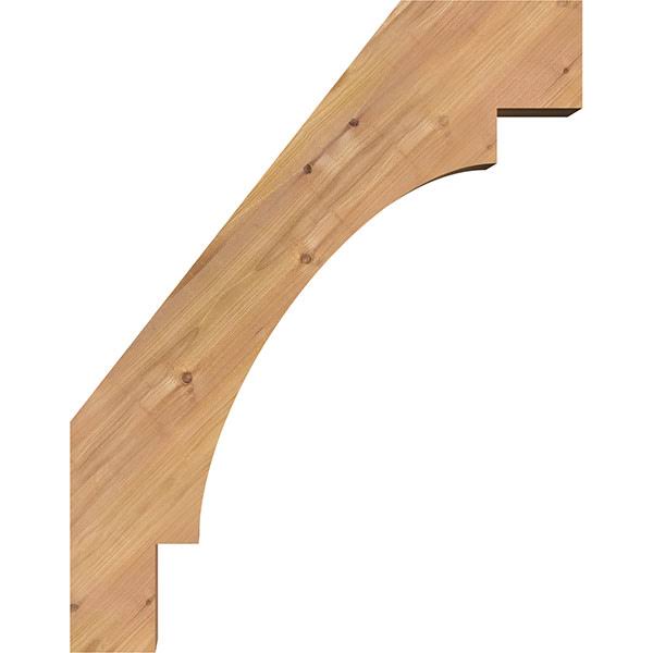 5 1/2x22W x 22x22D x 28x22H Merced Smooth Brace, Western Red Cedar