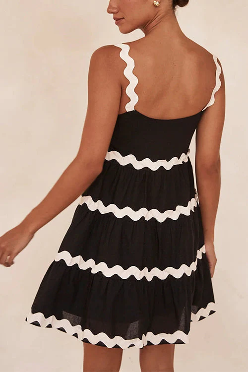 Tiered Ric Rac Mini Cami DressClistos