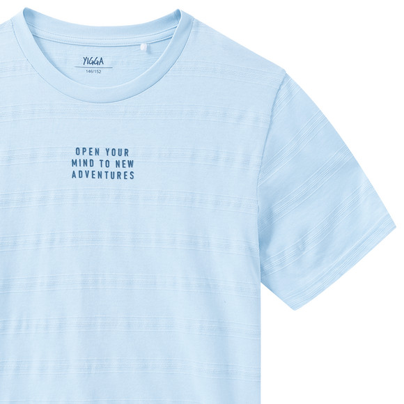 Yigga Jungen T-Shirt mit Text-Print
