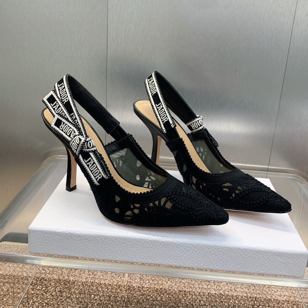 DIOR woven high heels - cnluxepick