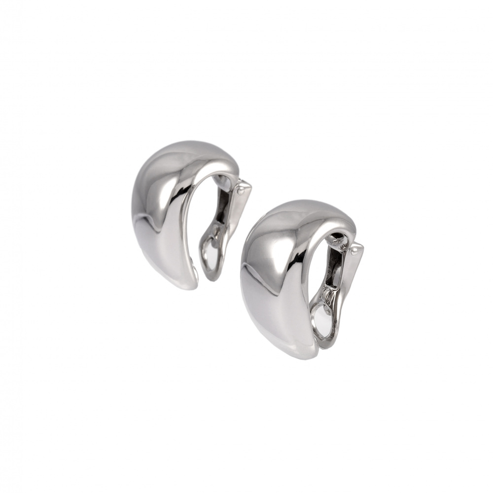 Cartier Nouvelle Berg Earrings 18K White Gold