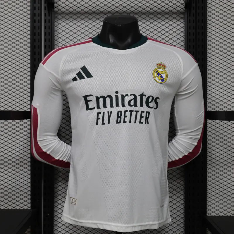 Player Version Real Madrid 2026/27 Homr Jersey Long Sleeves S-3XL