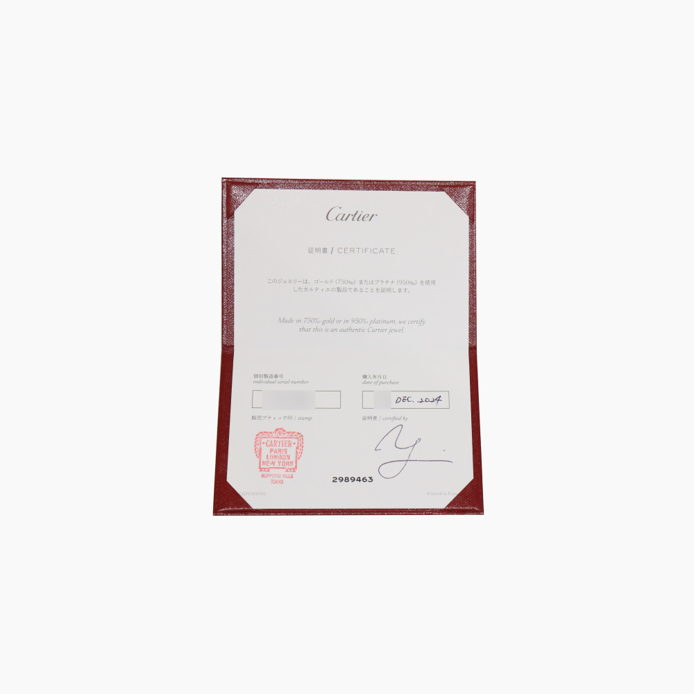 Cartier Crash Earrings 18K White Gold B8301521