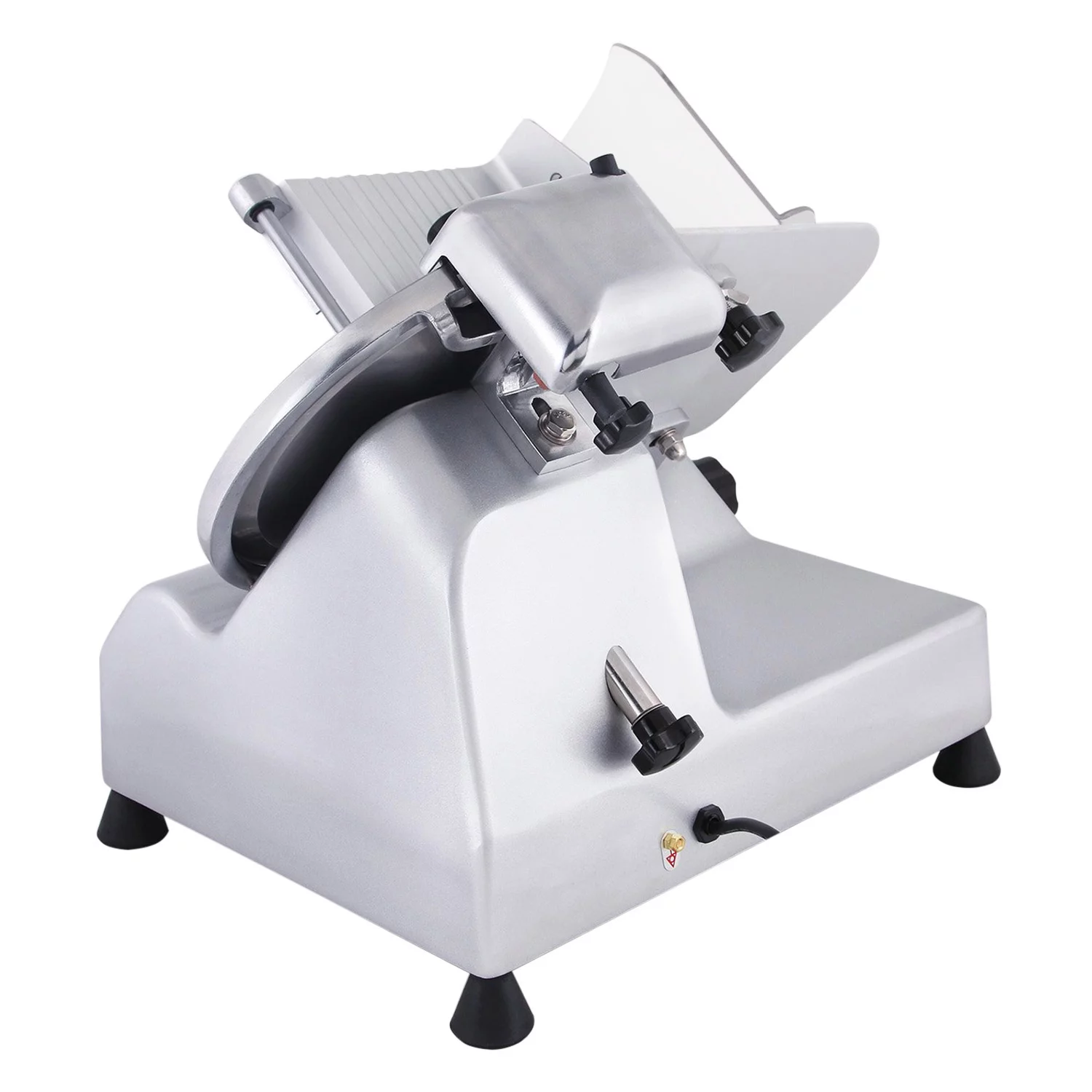 GorillaRock Meat Slicer Commercial | Electric Food Slicer with 10-inch Stainless Steel Blade | Aluminum Body | Low Noise