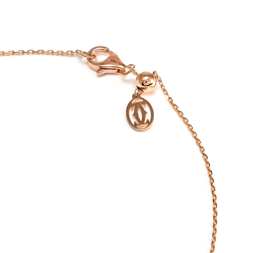 Cartier Cactus Necklace 18K Rose Gold Diamond