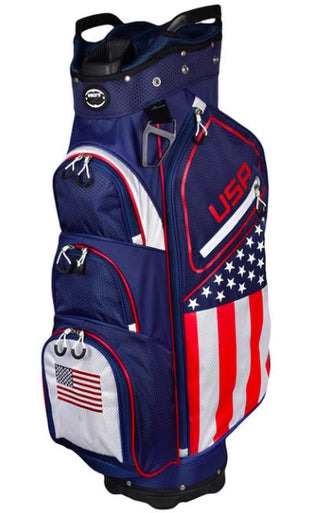 Hot-Z Golf: USA Flag Cart Bag – USA