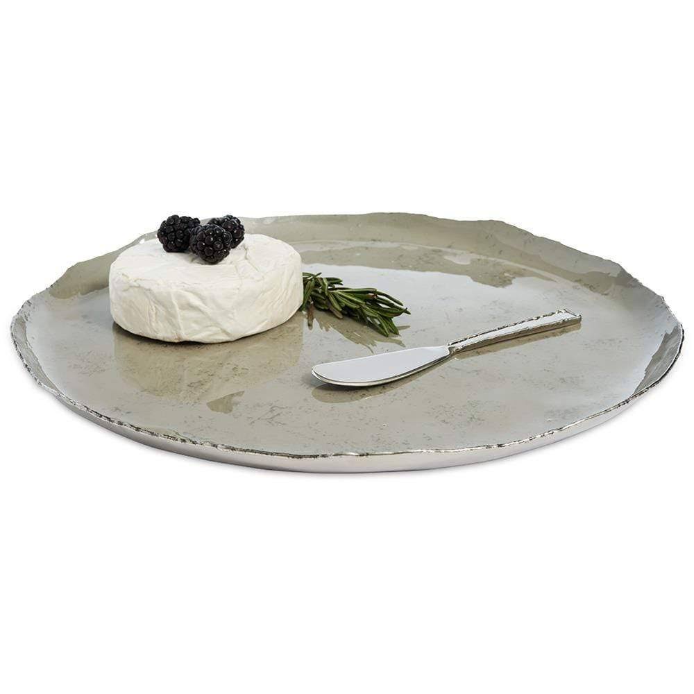 Julia Knight Cascade 13x22 Round Tray Mist