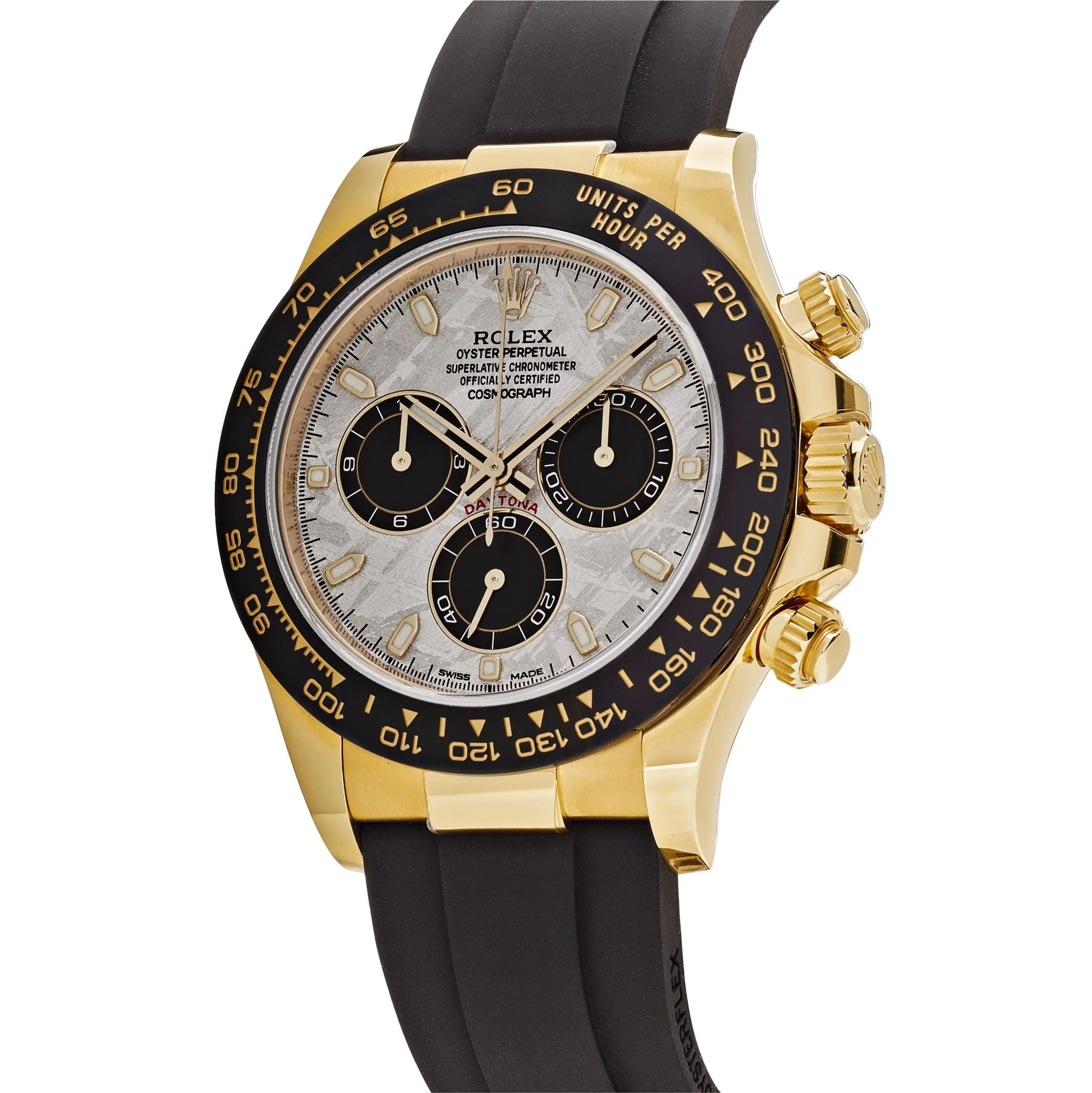 Rolex Daytona 116518LN Yellow Gold Meteorite Dial