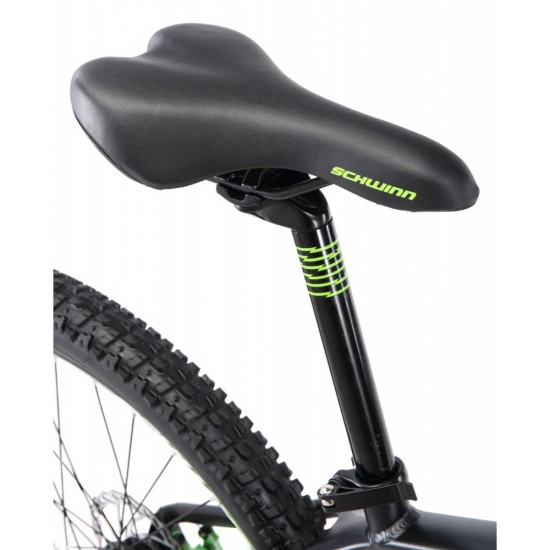 Boundary Men’s Mountain Bike, 29-inch wheels, 21 speeds, Dark Green and Black
