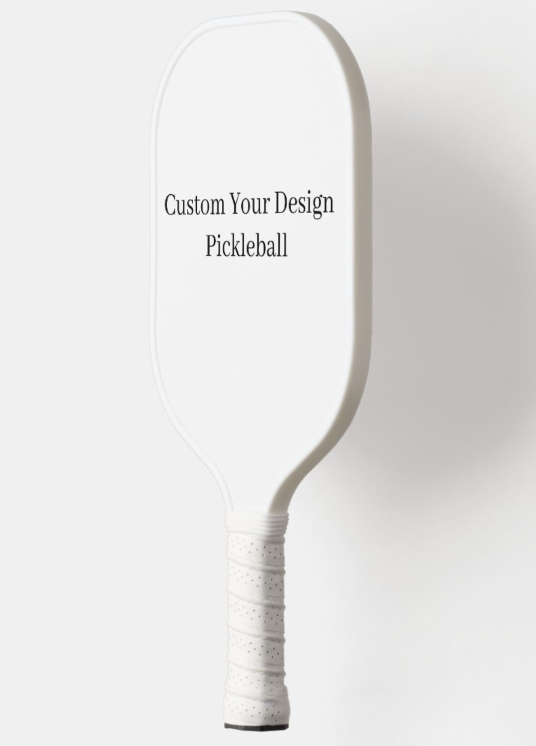 Personalized Custom Design pickleball paddle  Carbon fiber 11mm core White edge guard