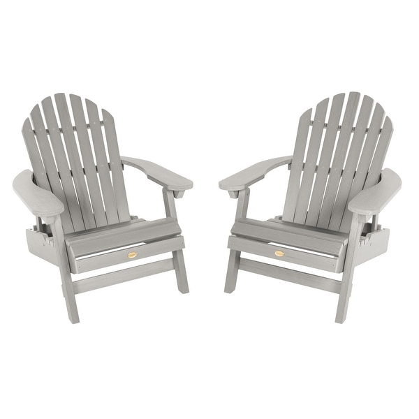 Highwood Hamilton Reclining Adirondack Chairs (Set of 2)