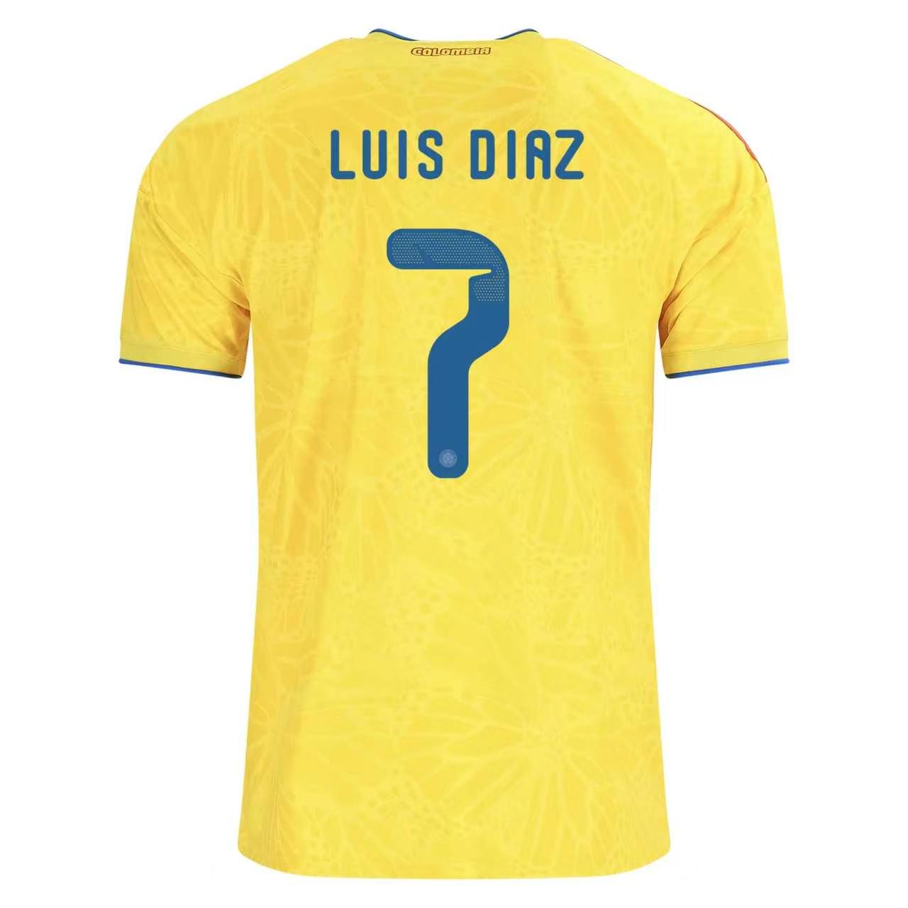 Luis Diaz Colombia 26/27 Home Jersey