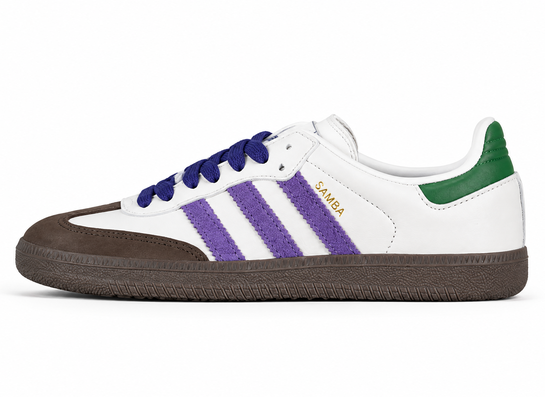 Adidas Originals Samba Og Off White/Core Purple/Prologue Green ID8349
