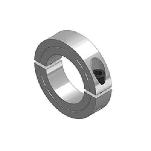 Climax Metal Products 2C-243-S Shaft Collar,clamp,2Pc,2-7/16 In,ss